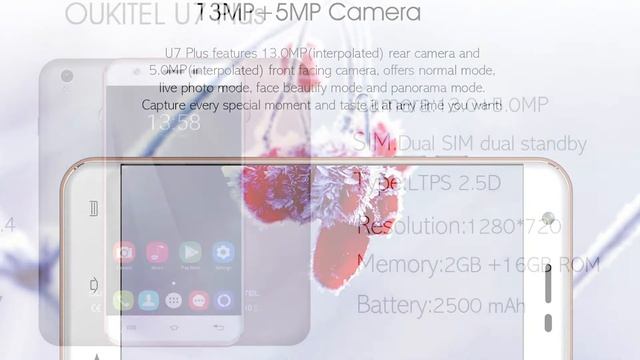 Пред обзор Oukitel U7 Plus 4G LTE смотреть онлайн