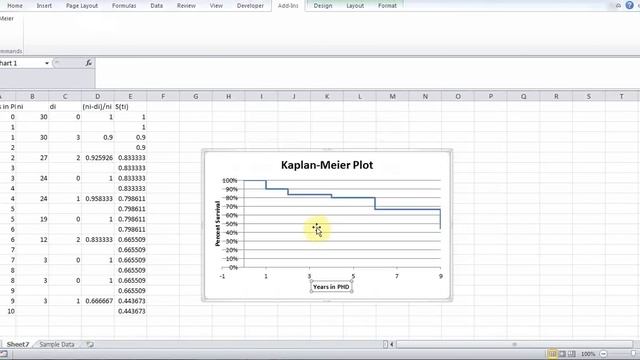 Kaplan-Meier Survival Analysis in Excel смотреть онлайн