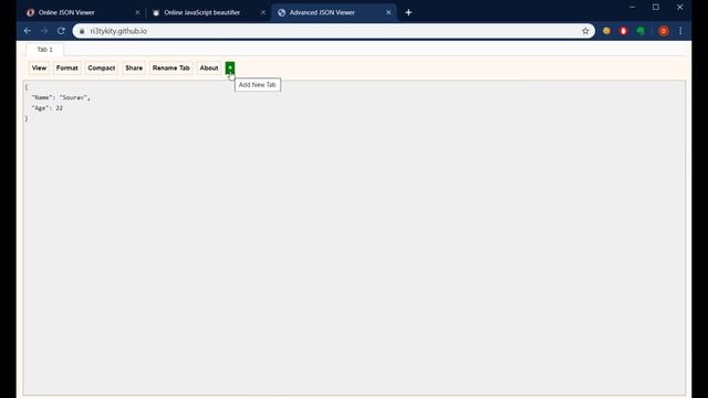 Advanced JSON Viewer смотреть онлайн