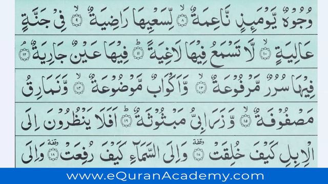 Hifz Quran Online - Quran Surah al Ghashiyah - Live Hifz ul Quran Lesson 47 Urdu/Hindi смотреть онлайн
