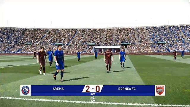 AREMA FC VS BORNEO FC ANDRIPATCH V8 PES 2021 GAMEPLAY смотреть онлайн