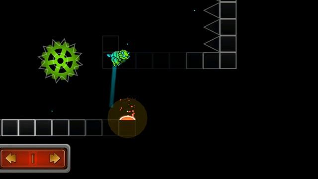 типичный уровень в GEOMETRY DASH GDPS EDITOR смотреть онлайн