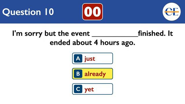 Present Perfect Tense Quiz | Just Already Yet Quiz | English Grammar Test | Level Beginner смотреть онлайн