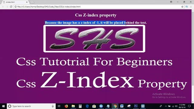 css z-index | Css Tutorial For beginners - 32 | Css Z-index Properties | z-index property смотреть онлайн