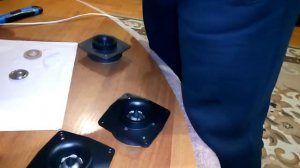 Динамики 6гдв-4 с новыми катушками и титановым куполом.