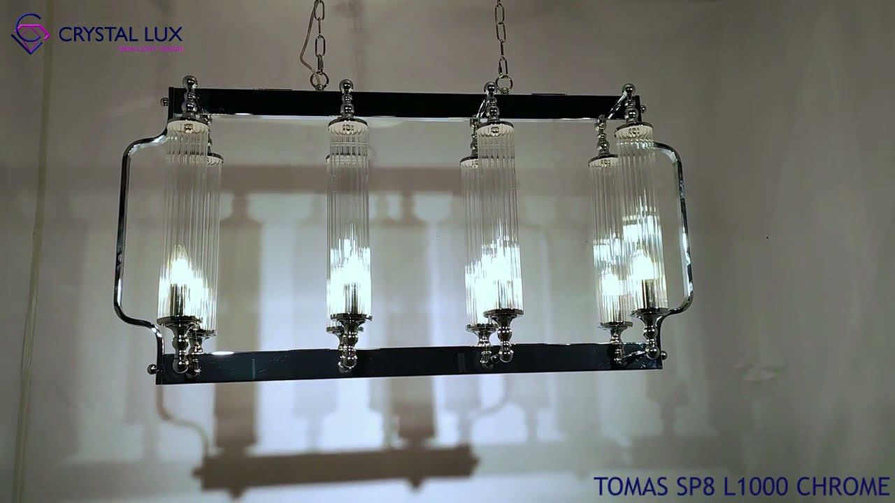 Люстра TOMAS SP8 L1000 CHROME