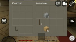 How to make wooden pickaxe in mini block craft