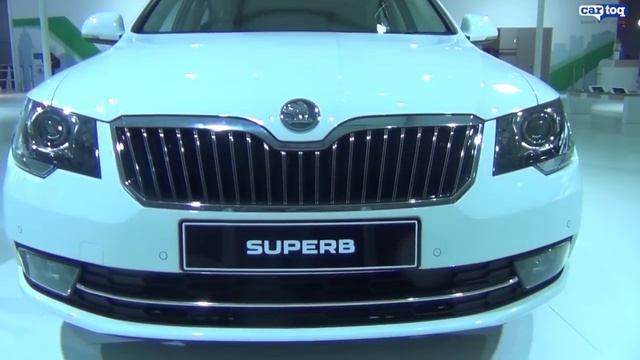 Skoda showcases new Superb and Yeti facelift at Auto Expo 2014 смотреть онлайн