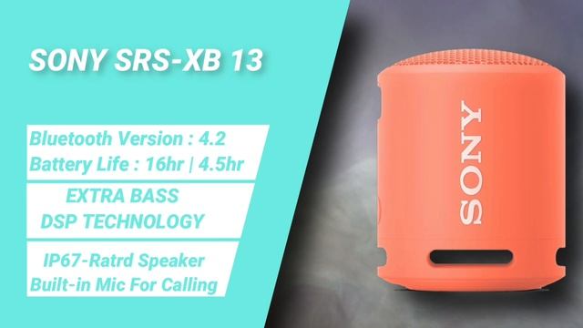 SONY SRS-XB 13 Bluetooth Speaker | EXTRA BASS , DSP Technology ? ? смотреть онлайн