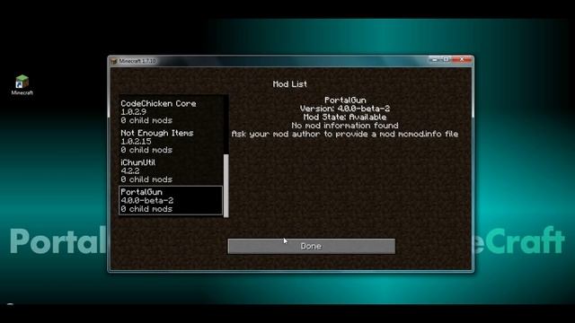How to install Portal Gun Mod 1.7.10 for Minecraft 1.7.10 (with download link) смотреть онлайн