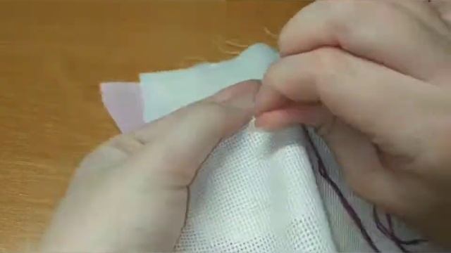 Как вышивать крупные ровные крестики на любых тканях. Крестик 5мм. смотреть онлайн
