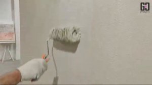 Как наносить готовую шпатлевку валиком?