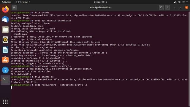 Extract / Create Cramfs File System from Ubuntu 20.04 смотреть онлайн