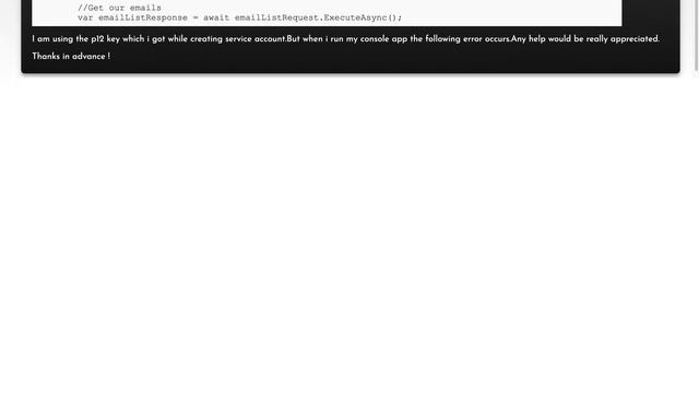 Client is unauthorized to retrieve access tokens using this method Gmail API C# смотреть онлайн