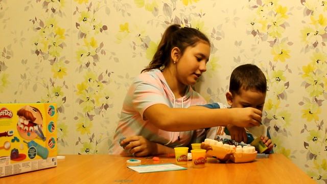 Плей До Зубной доктор Развивающие игрушки Play-Doh Doctor Dentista Видео для детей Лечим зубы