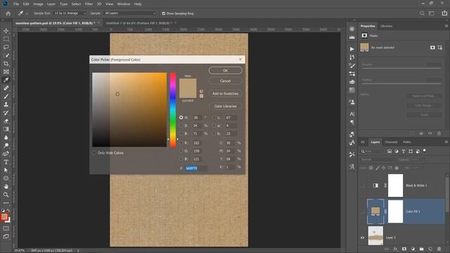 How To Create Seamless Patterns in Photoshop [Seamless Textures for 3D] смотреть онлайн