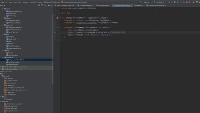 Android food app using (MVVM + Retrofit + Room) #8 смотреть онлайн