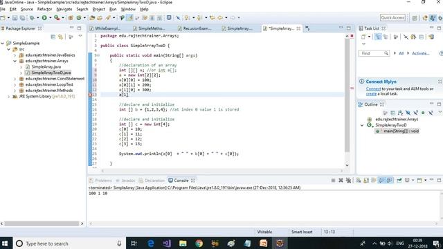 Java for Test Engineers : Arrays_Advanced For Loop_Jagged Array : Part9 смотреть онлайн
