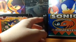 обзор двух картриджей sonic 3 и sonic & knuckles (не особо советую)
