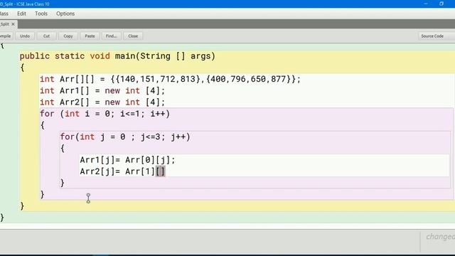 #81 ICSE-Computer Applicatons(Java):Split two dimensional array into single dimensional arrays. смотреть онлайн