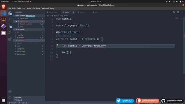 Building an Authentication Service using Actix | Part 1 | Setting up the application смотреть онлайн