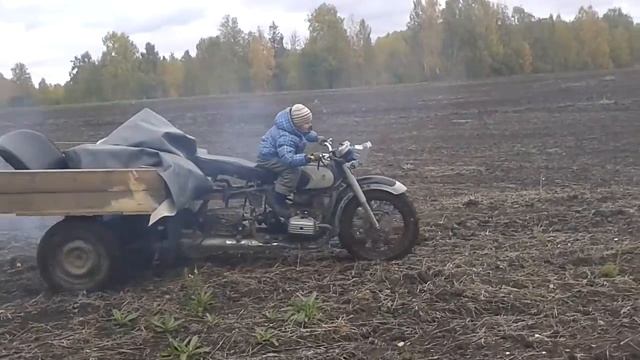 Днепр самоделка, трицикл смотреть онлайн