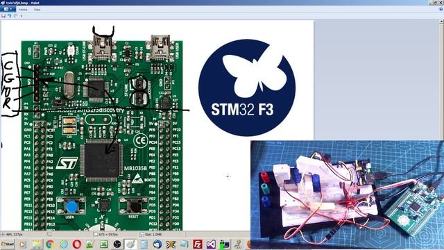 Радар из ИК дальномера SHARP 2Y0A02. Попробуем вариант на STM32F103 и на Arduino. смотреть онлайн