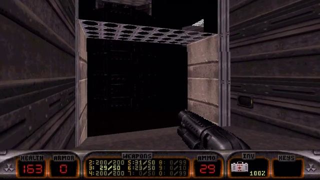 Duke Nukem 3D 100% Walkthrough: Launch Facility (E1L6, Secret Level) [All Secrets] смотреть онлайн