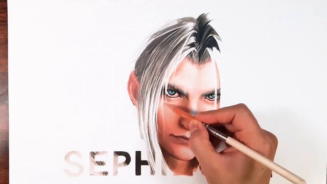 Drawing Final Fantasy 7 Remake [ Sephiroth ] | DCCOR Drawing смотреть онлайн