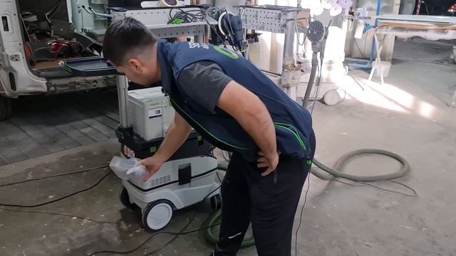 Обзорчик на пылесос Festool. Подарок мастеру на новый год, обновили оборудование! смотреть онлайн
