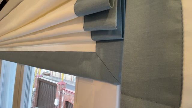 Римские шторы с кантом смотреть онлайн