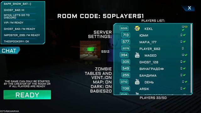 Imposter 3D: Online Horror (50 Players Server)
