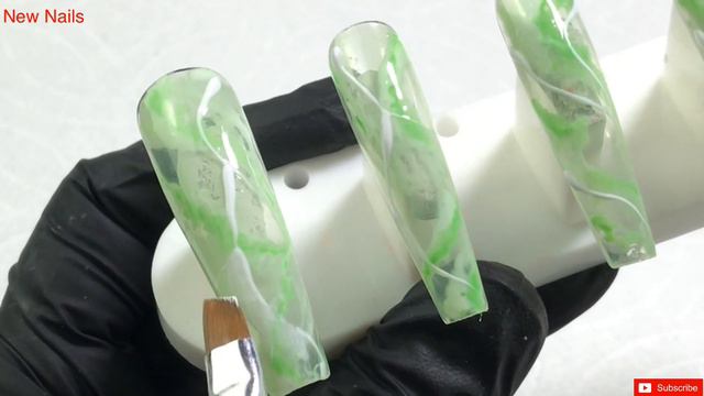 Green Nails | Easy Nail Trends | DIY Press On Nails | New Nails Art Video смотреть онлайн