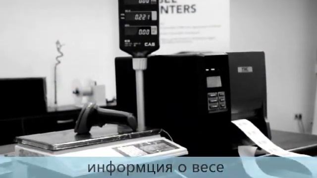 TSC + CAS (принтер + весы) смотреть онлайн