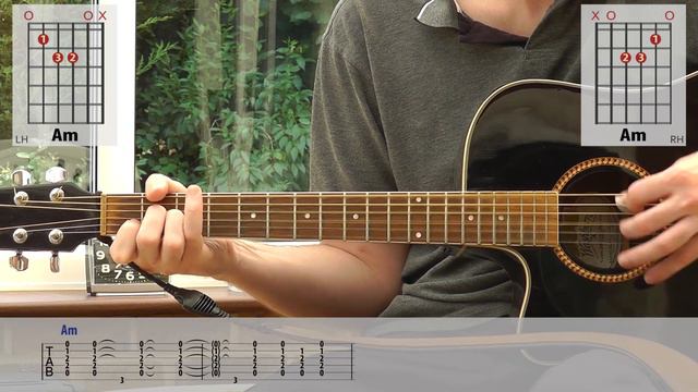 REM - Losing My Religion | acoustic guitar lesson смотреть онлайн