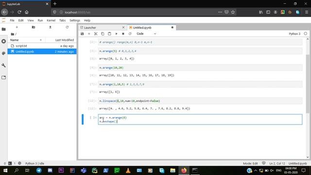 Numpy basic operations | For ML beginners | arange, linspace, transpose.. смотреть онлайн