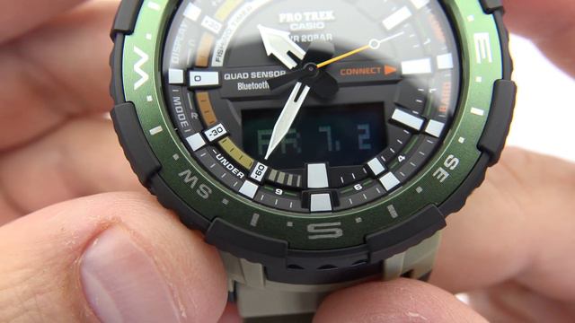 CASIO Pro Trek PRT-B70-5ER Unboxing 4K смотреть онлайн