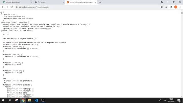Aula 1 - Vue js смотреть онлайн