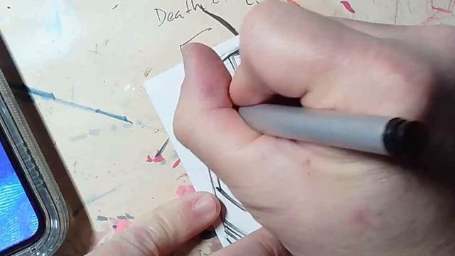 Inking Darth Sidious Sketchcard From Star Wars Rise of Skywalker смотреть онлайн