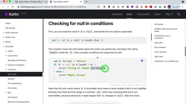 08 Kotlin Koans Nullable types смотреть онлайн