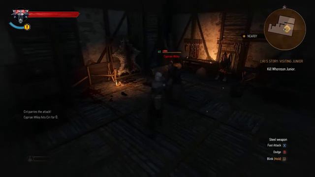 The Witcher 3 | Ciri escapes Junior mansion смотреть онлайн