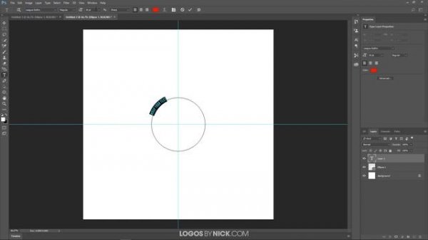 How To Wrap Text Around A Circle with Photoshop
