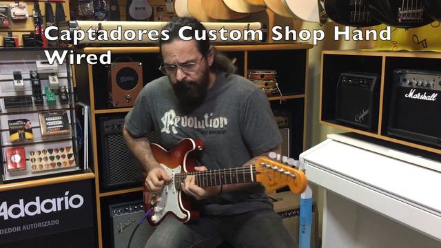 Guitarra Fender Stratocaster Custom Deluxe Slab Body - Por KIKO 9 смотреть онлайн