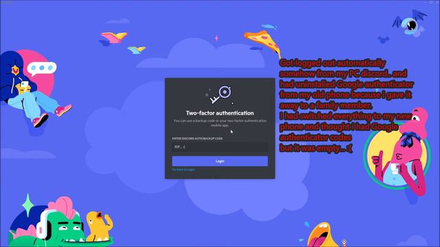 2FA Lockout R.I.P. Discord Account смотреть онлайн