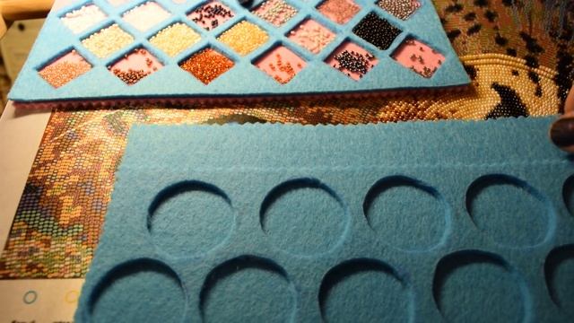 Органайзер для бисера из фетра. Видео-совет. смотреть онлайн