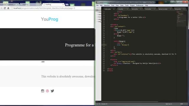 PHP - Faire un site web à page unique смотреть онлайн