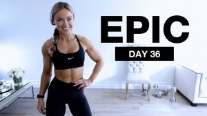 Caroline Girvan - Day 36 of EPIC _ BACK WORKOUT BICEP WORKOUT with Dumbbells