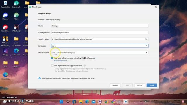 ANDROID STUDIO (creating empty activity for beginners) смотреть онлайн