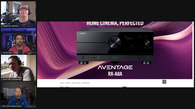 New 2021 Yamaha Aventage RX-A4A, RX-A6A, and RX-A8A A/V Receivers! смотреть онлайн