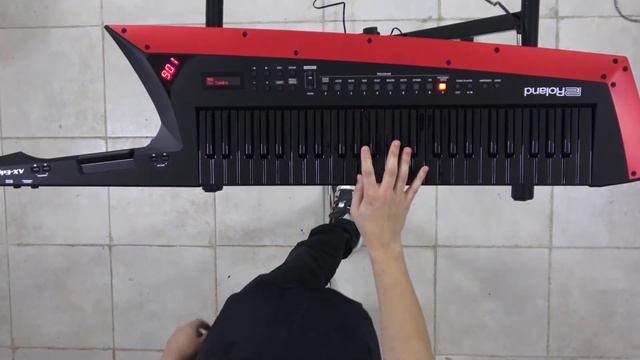 Roland Ax edge Keytar Review Demostracion смотреть онлайн